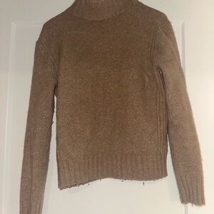 J. Crew Classic Brown Turtleneck Sweater